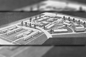 old rendering of research park
