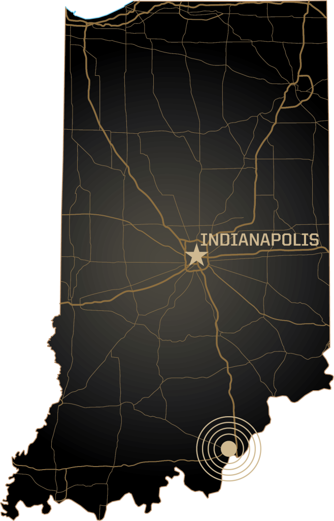 map of Indiana