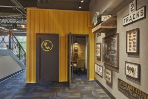 Purdue Railyard in the Kurz Purdue Technology Center - phone booths